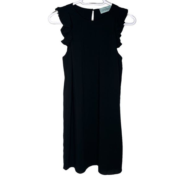 Lily Rain Dresses Lily Rain Naked Zebra Flutter Sleeve Sheer Dress